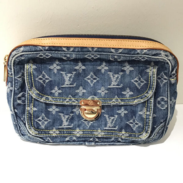 LV モノグラムデニム バムバック ウエストバッグ