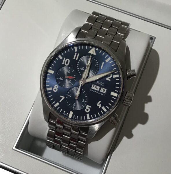 IWC  パイロットウォッチ  クロノグラフ  プティ・プランス  リミテッド  SS/AT  IW377717  箱、保証書付き